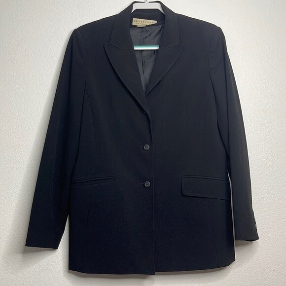 Apostrophe Womens Black Blazer Suit Jacket 14 - Picture 1 of 6